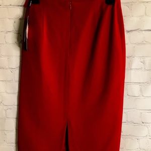 Lipstick Red Pencil Skirt Size 4